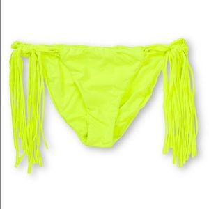 NWT Billabong Sammy Neon Yellow Bikini Bottom